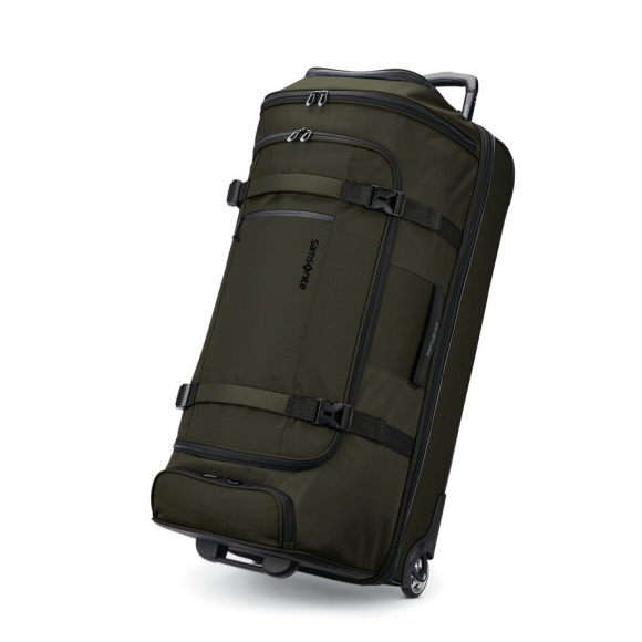 SAMSONITE DETOUR EXTENDED JOURNEY WHEELED DUFFLE-Olive