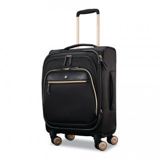 SAMSONITE MOBILE SOLUTION EXPANDABLE SPINNER CARRY-ON W/USB | Black