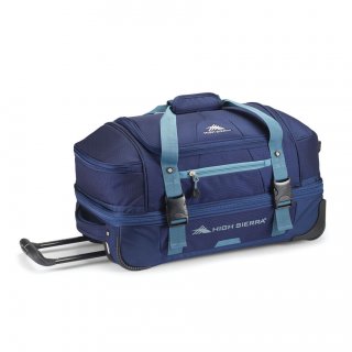 HIGH SIERRA FAIRLEAD COLLECTION 22" DROP BOTTOM DUFFLE-True Navy/Graphite Blue
