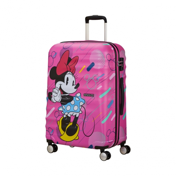 AMERICAN TOURISTER DISNEY WAVEBREAKER SPINNER MEDIUM-Minnie Future Pop